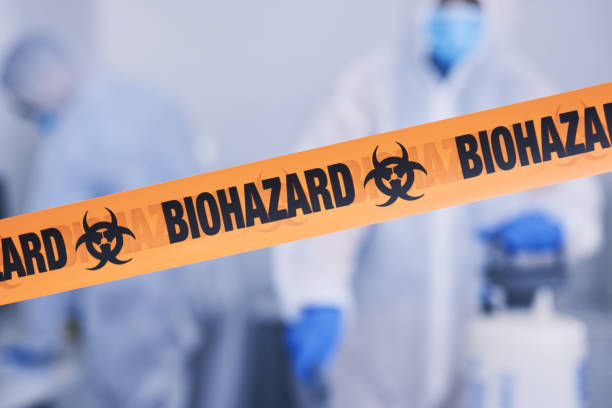 Professional Blood Cleanup technician working in Olmsted Falls, OH